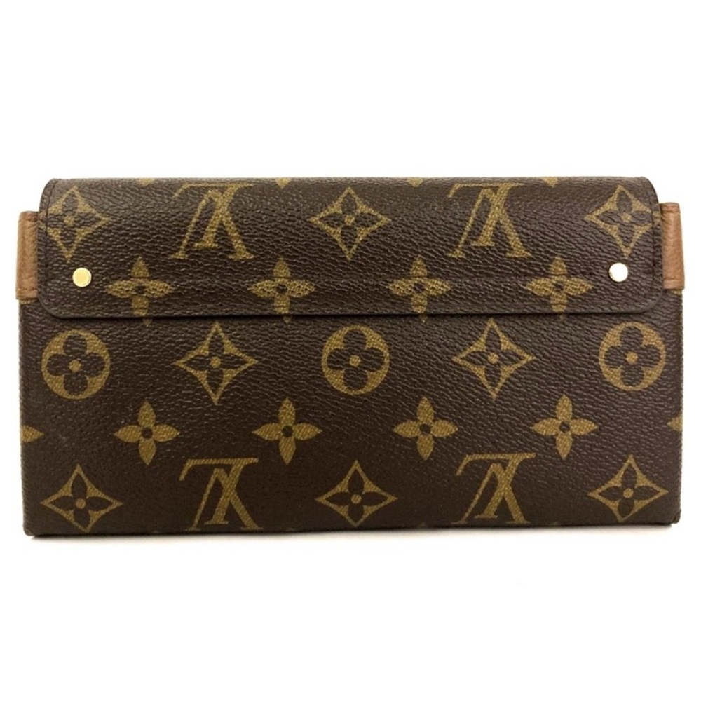 Louis Vuitton Portefeiulle Elysee Long Wallet - crossbody - Gold clasp closure - Picture 5 of 10